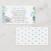 Olifantenboeken voor Baby Boy Kaarten Visitekaartje (Voorkant / Achterkant)