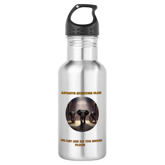Olifantendansles Waterfles (Voorkant)