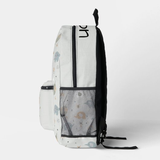 Olifantendromen & Regenbooghemel Bedrukte Rugzak (Rechts)