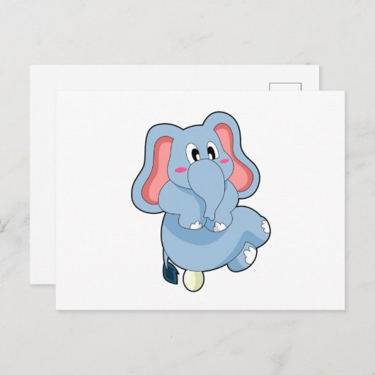 Olifantenei Briefkaart (Voorkant / Achterkant)