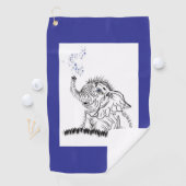 olifantenenergie golfhanddoek (Insitu)