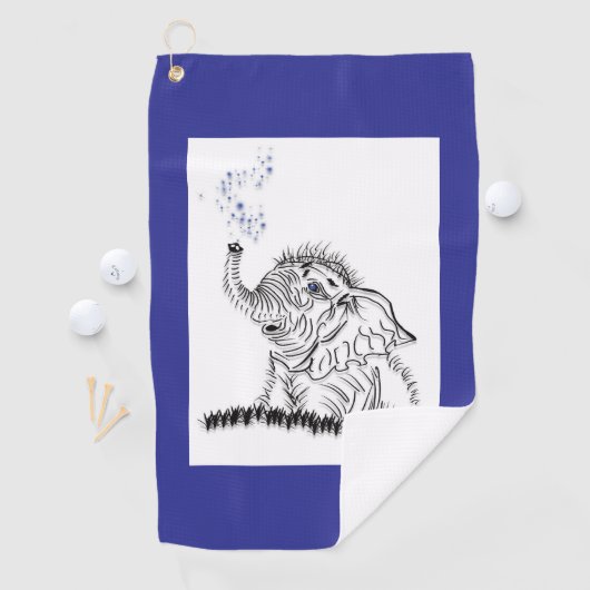 olifantenenergie golfhanddoek (Insitu)