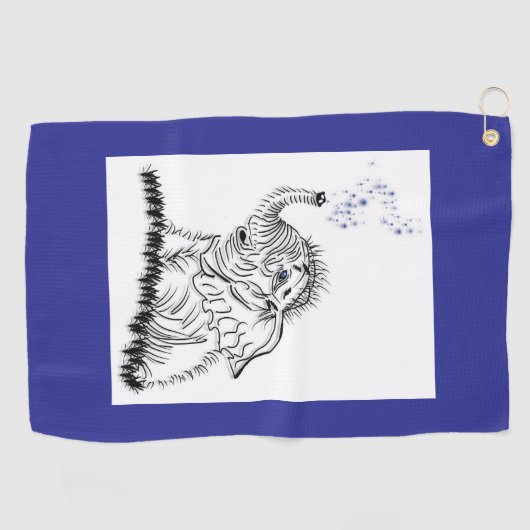 olifantenenergie golfhanddoek (Horizontaal)