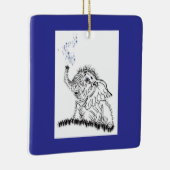 olifantenenergie keramisch ornament (Rechts)