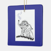 olifantenenergie keramisch ornament (Links)