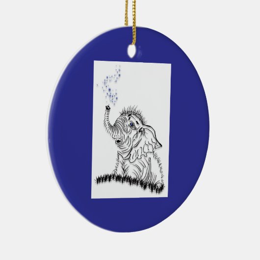 olifantenenergie keramisch ornament (Rechts)