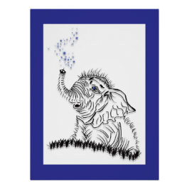 olifantenenergie perfect poster