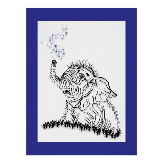 olifantenenergie perfect poster (Voorkant)