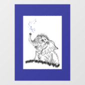 olifantenenergie raamsticker (Vel)