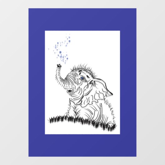 olifantenenergie raamsticker (Vel)