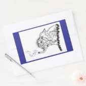 olifantenenergie rechthoekige sticker (Envelop)