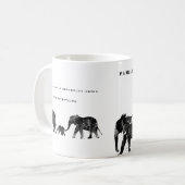 Olifantenfamilie Koffiemok (Voorkant links)