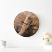 Olifantenfamilie: Majestic Wildlife Grote Klok (Huis)