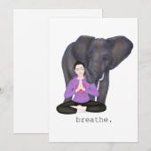 olifantengeest bedankkaart (Voorkant / Achterkant)