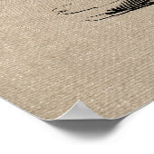  olifantengrafisch Victoriaans en oeplinnen Poster (Hoek)