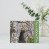 olifantengrot bali briefkaart (Staand voorkant)
