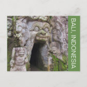 olifantengrot bali briefkaart (Voorkant)