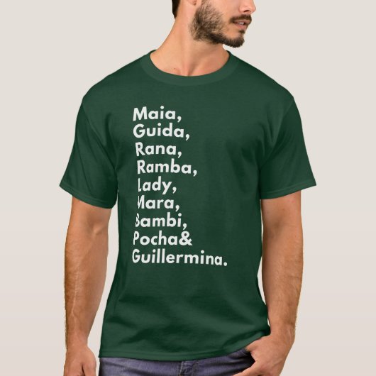 "Olifantenhelden van Brazilië T-shirt" T-shirt (Voorkant)