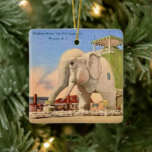 Olifantenhotel Keramisch Ornament