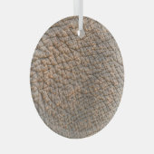 Olifantenhuid: Abstracte textuur achtergrond Glas Ornament (Voorkant Rechts)