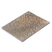 Olifantenhuid: Abstracte textuur achtergrond Notitieboek (Linkerzijde)