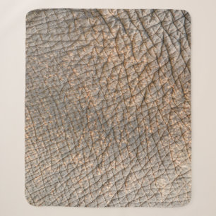 Olifantenhuid: Abstracte textuur achtergrond Sherpa Deken