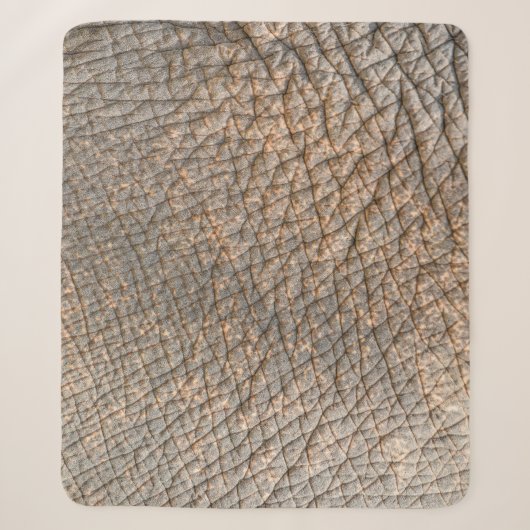 Olifantenhuid: Abstracte textuur achtergrond Sherpa Deken (Voorkant)