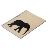 olifanteninktstempel notitieboek (Linkerzijde)