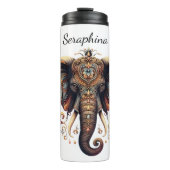 olifantenkop: exotische flair thermosbeker (Voorkant)