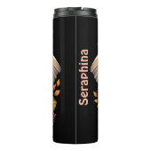 olifantenkop: gouden details thermosbeker (Achterkant)