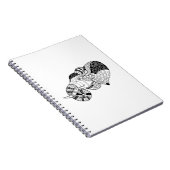 Olifantenkop Zenstyle Doodle Notitieboek (Rechterzijde)