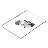 Olifantenkop Zenstyle Doodle Notitieboek (Linkerzijde)