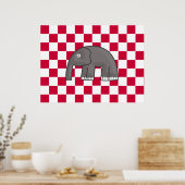 olifantenkopie poster (Keuken)