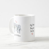 Olifantenkoppel Verliefd Koffiemok (Voorkant links)