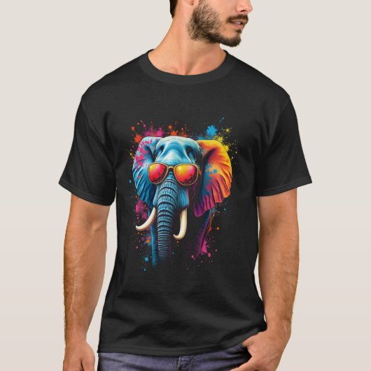 Olifantenkunst T-shirt (Voorkant)