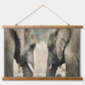 Olifantenliefde Hangend Wandkleed (Voorkant)