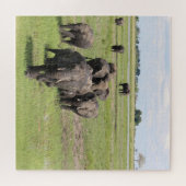 Olifantenmigratie Legpuzzel (Horizontaal)