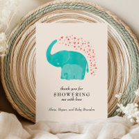Olifantenmoeder en kalf Baby shower gepersonalisee