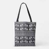 olifantenpatroon tote bag (Achterkant)