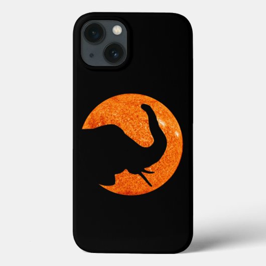 Olifantenprofiel Zonsverduistering Case-Mate iPhone Case (Achterkant)