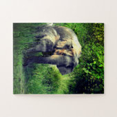 Olifantenpuzzel voor kinderen legpuzzel (Horizontaal)