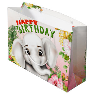 Olifantensafari-verjaardag Groot Cadeauzakje