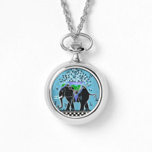 Olifantenshow in Aqua Horloge