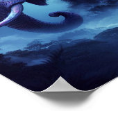 Olifantensilhouet samengevoegd met levendige zonso poster (Hoek)