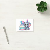 Olifantentaart voor 13e verjaardag post-it® notes (Kantoor)