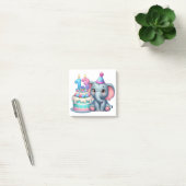 Olifantentaart voor 13e verjaardag post-it® notes (Kantoor)