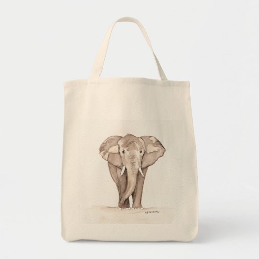 olifantentas tote bag (Voorkant)
