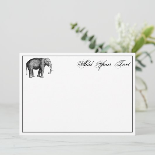  olifantentekening (Staand voorkant)