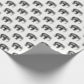  olifantentekening cadeaupapier (Hoek)