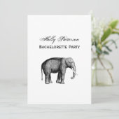  olifantentekening kaart (Staand voorkant)